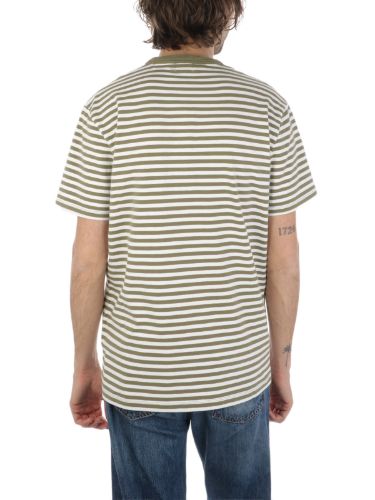 Picture of WOOLRICH | Men's Striped Cotton T-Shirt