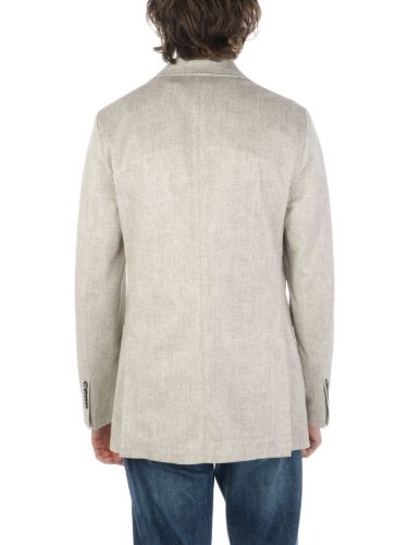 Picture of CIRCOLO 1901 | Men's Herringnone Stretch Cotton Blazer