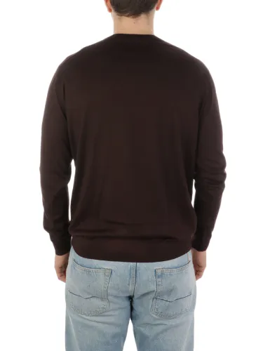 Picture of MALO | Men's Cashmere and Silk Roundneck Sweater