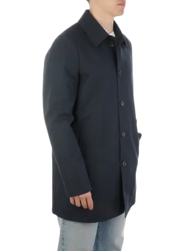 Picture of AQUASCUTUM | Men's Cotton Blend Lined Raincoat
