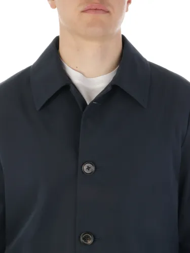 Picture of AQUASCUTUM | Men's Cotton Blend Lined Raincoat