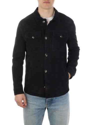 Picture of GIMO'S | Men's Suede Buttoned Jacket