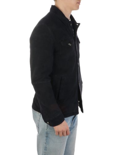 Picture of GIMO'S | Men's Suede Buttoned Jacket