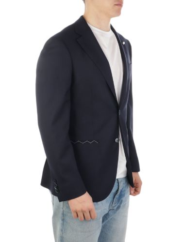 Immagine di LUIGI BIANCHI MANTOVA | Giacca Sartoriale Uomo in Lana Stretch