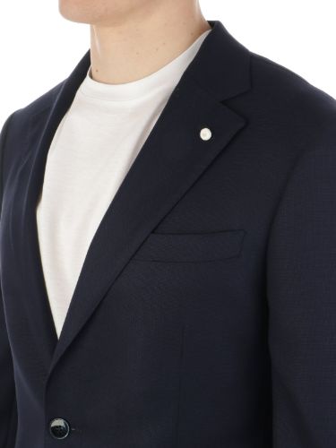 Immagine di LUIGI BIANCHI MANTOVA | Giacca Sartoriale Uomo in Lana Stretch