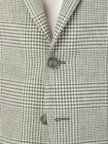 Picture of TAGLIATORE | Men's Prince of Wales Linen Jacket