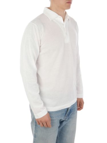Picture of MAGAZZINO RICAMBI | Men's Emilcotoni Cotton Long Sleeve Polo