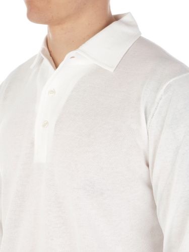Picture of MAGAZZINO RICAMBI | Men's Emilcotoni Cotton Long Sleeve Polo