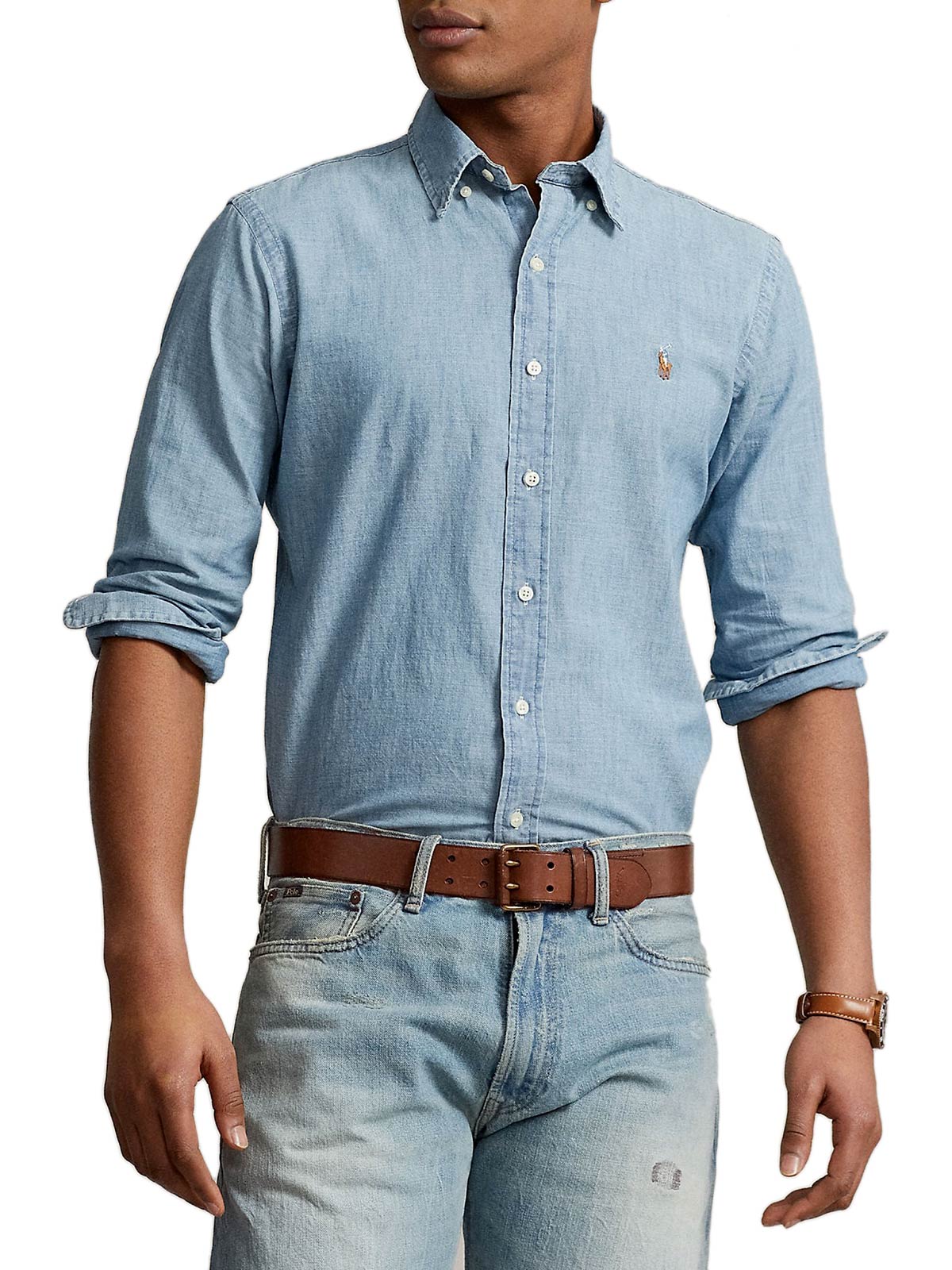 Ralph lauren chambray clearance