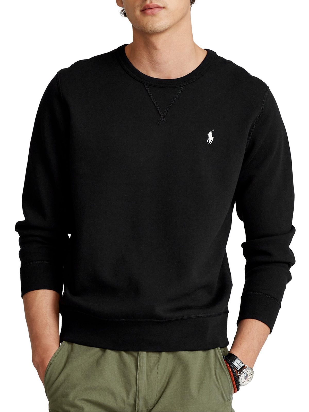 Polo Ralph Lauren Felpe Giro BLACK | 710675313021 | Botta \u0026 B Abbigliamento
