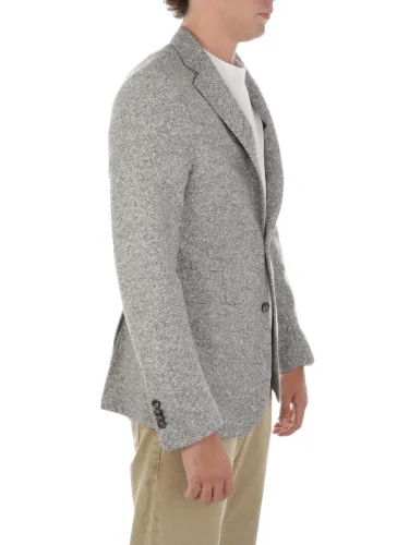 Picture of LBM 1911 | Men's Jersey Stretch Herringbone Jacket