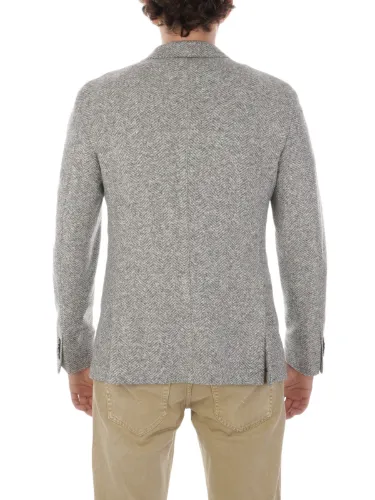 Picture of LBM 1911 | Men's Jersey Stretch Herringbone Jacket