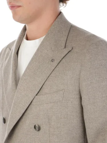 Picture of TAGLIATORE | Men's Cashmere and Wool Double Breasted Jacket