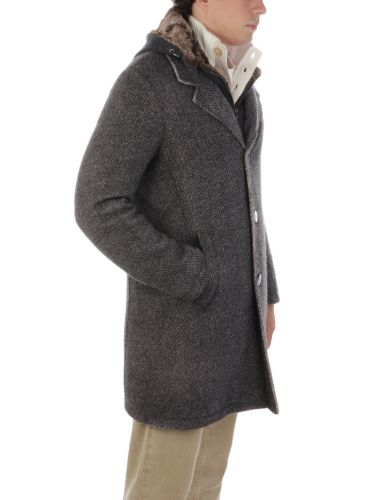 Picture of GIMO'S | Men's Wool and Alpaca Coat