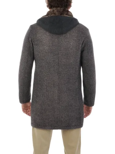 Picture of GIMO'S | Men's Wool and Alpaca Coat