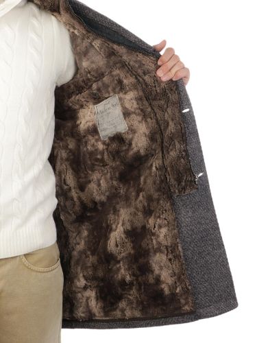 Picture of GIMO'S | Men's Wool and Alpaca Coat