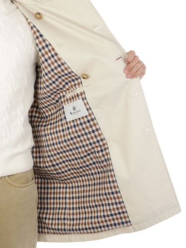 Immagine di AQUASCUTUM | Trench Doppiopetto Uomo in Cotone