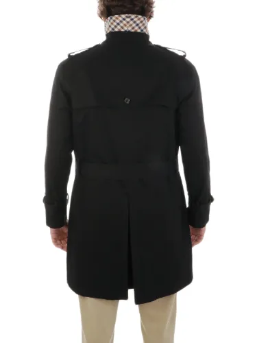Picture of AQUASCUTUM | Men's Cotton Double Breasted Trench Coat