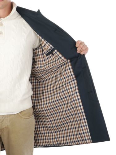 Immagine di AQUASCUTUM | Cappotto Uomo Foderato in Cotone