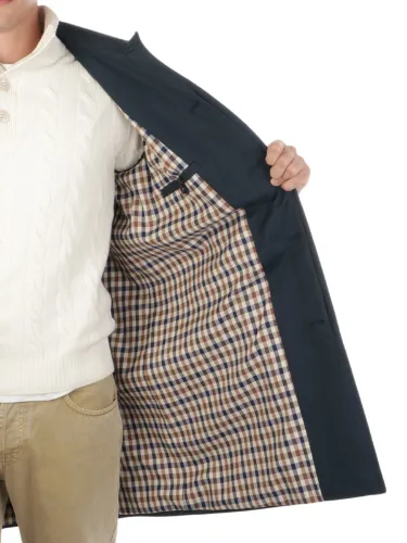 Immagine di AQUASCUTUM | Cappotto Uomo Foderato in Cotone