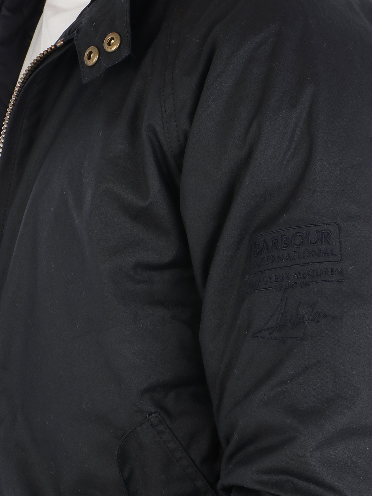 Picture of BARBOUR | Men's Merchant Wax Bomber Jacket
