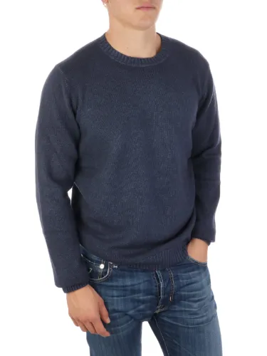 Picture of MALO | Men's Dyed Cashmere Crewneck Sweater