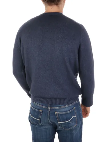Picture of MALO | Men's Dyed Cashmere Crewneck Sweater
