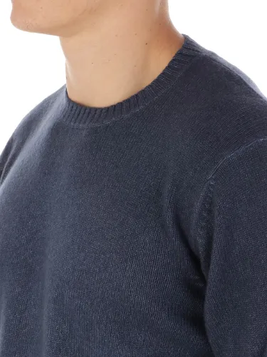 Picture of MALO | Men's Dyed Cashmere Crewneck Sweater