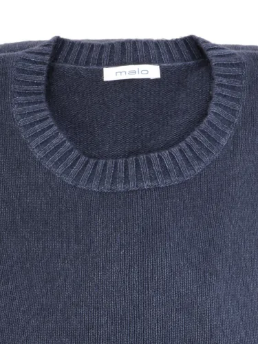 Picture of MALO | Men's Dyed Cashmere Crewneck Sweater