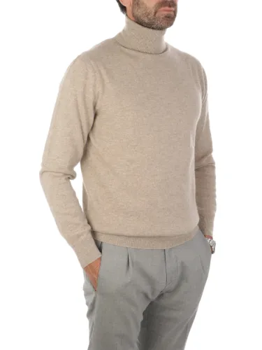Picture of MAGAZZINO RICAMBI | Men's Cashmere Turtleneck Light Sweater
