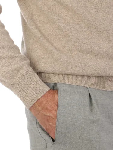 Picture of MAGAZZINO RICAMBI | Men's Cashmere Turtleneck Light Sweater