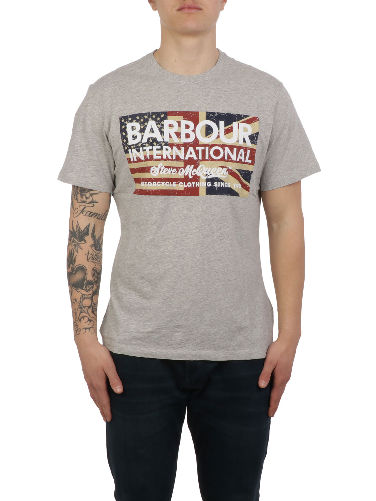 mens barbour t shirt