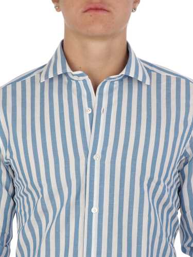 Immagine di BARBA | Camicia Uomo in Lino a Righe