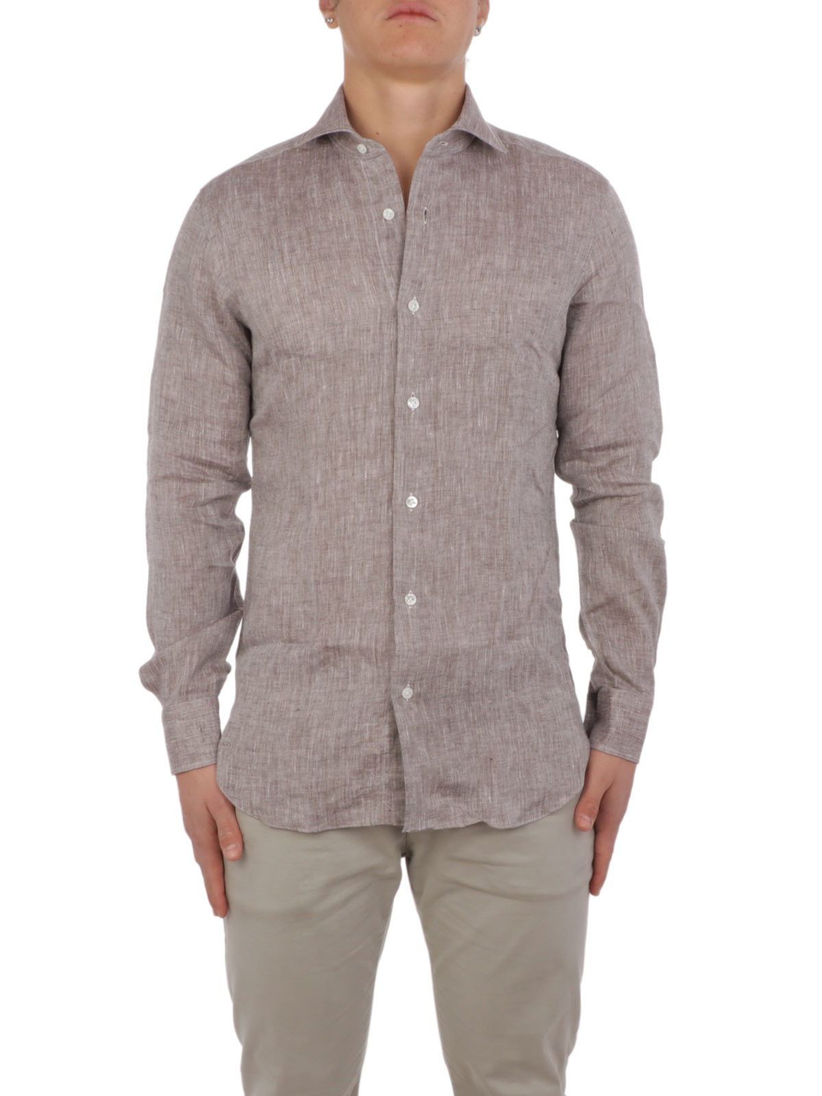 BARBA Men's Linen Shirt 10 | BARBA5792 | Botta & B Online Store