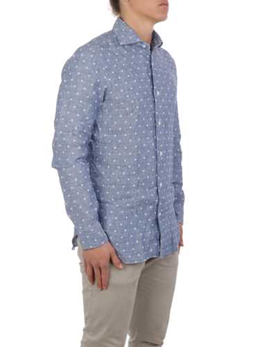 Immagine di BARBA | Camicia Uomo in Lino a Pois