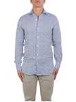 Immagine di BARBA | Camicia Uomo in Lino a Pois
