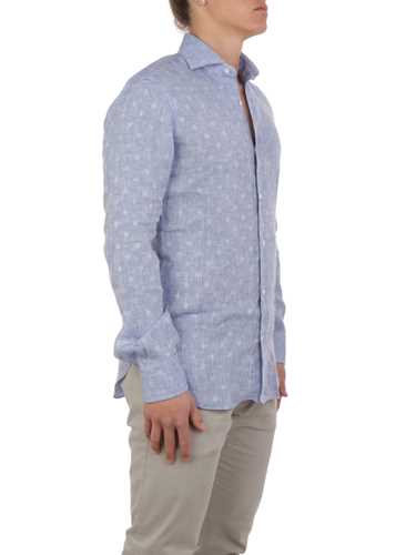 Immagine di BARBA | Camicia Uomo in Lino a Pois
