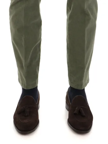 Picture of BRIGLIA 1949 | Men's Ribbed Velvet Trousers