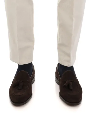 Picture of BRIGLIA 1949 | Men's Ribbed Velvet Trousers