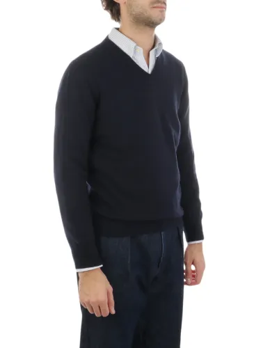 Immagine di MAGAZZINO RICAMBI | Scollo a V Uomo in Cashmere