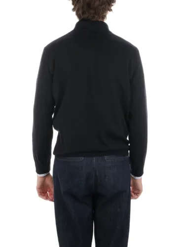 Picture of FILIPPO DE LAURENTIIS | Men's Half Zip Wool Sweater