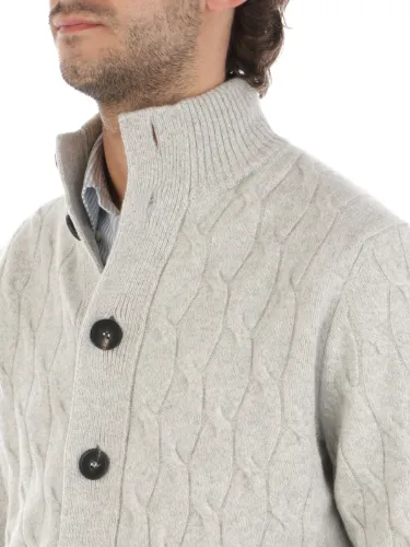 Picture of FILIPPO DE LAURENTIIS | Men's Wool and Cashmere Blusotto