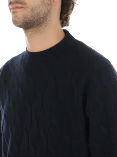 Immagine di FILIPPO DE LAURENTIIS | Maglia Uomo in Lana e Cashmere a Treccia