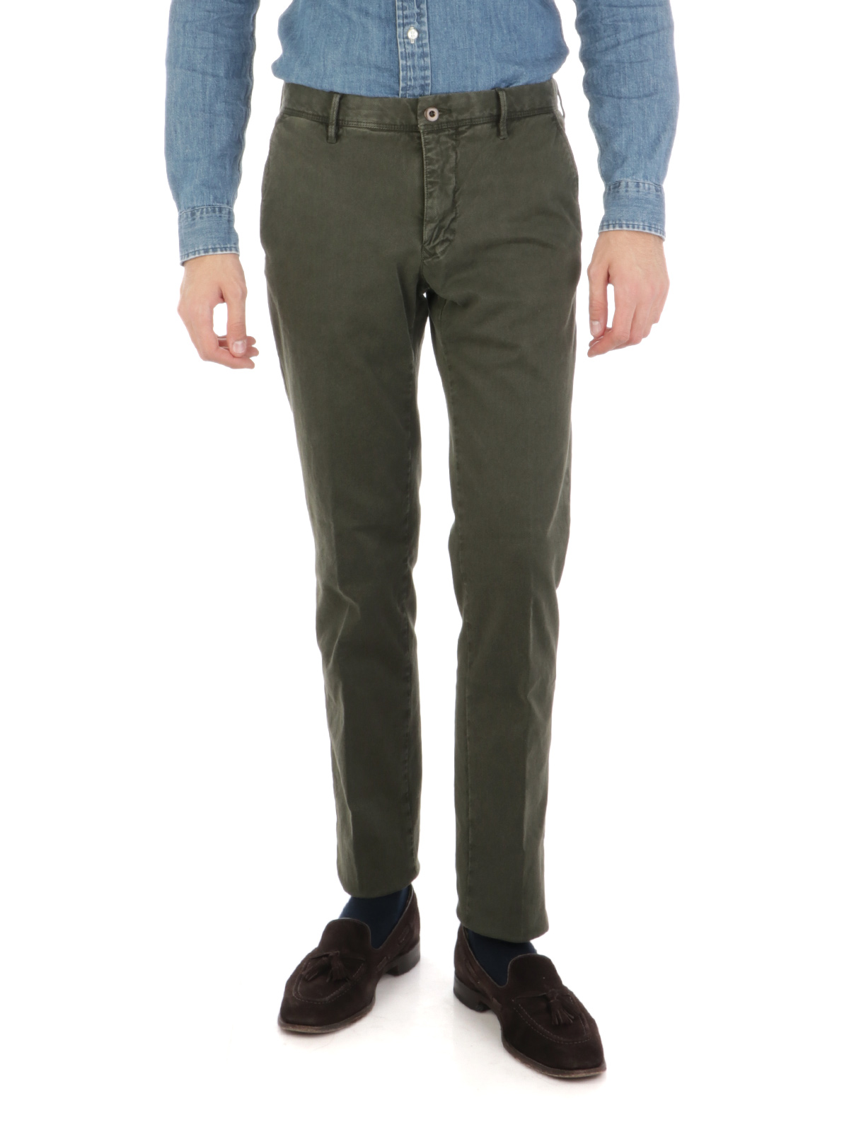 Cotton Stretch Trousers