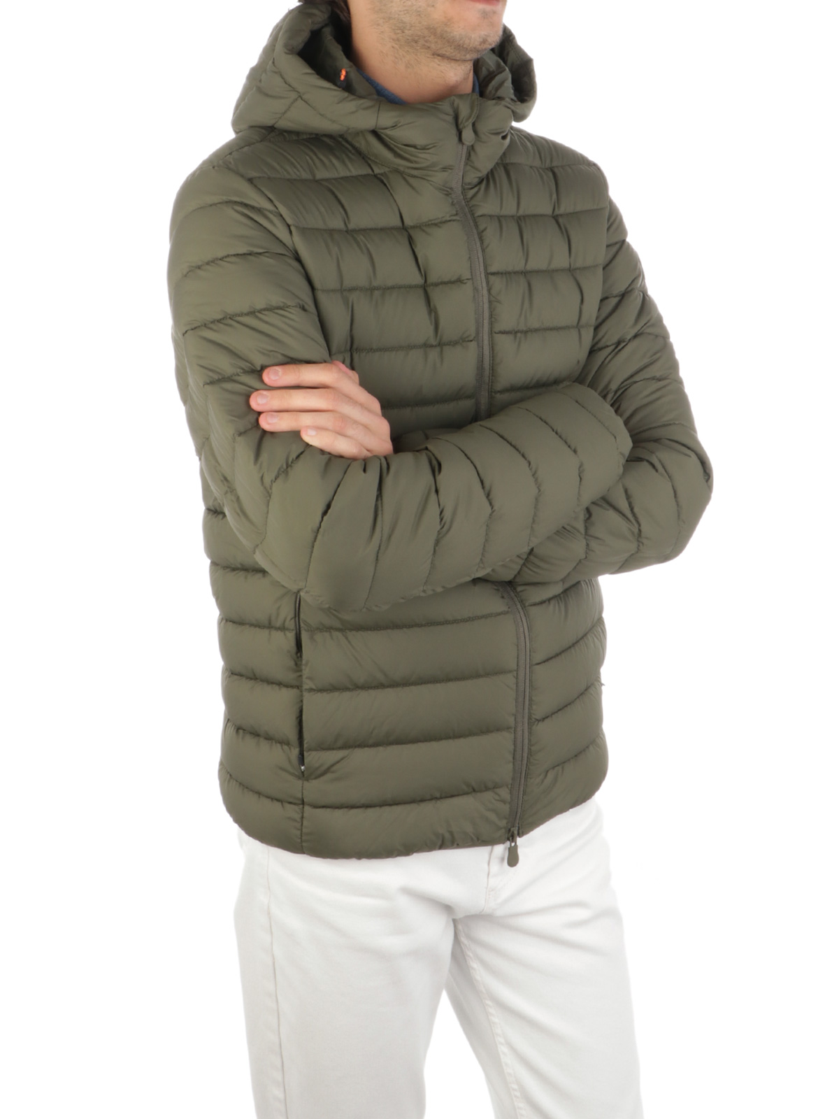 Save The Duck Lucas SAVE THE DUCK Men's Lucas Padded Jacket Military Green | D39710MMITO15 | Botta & B Online Store