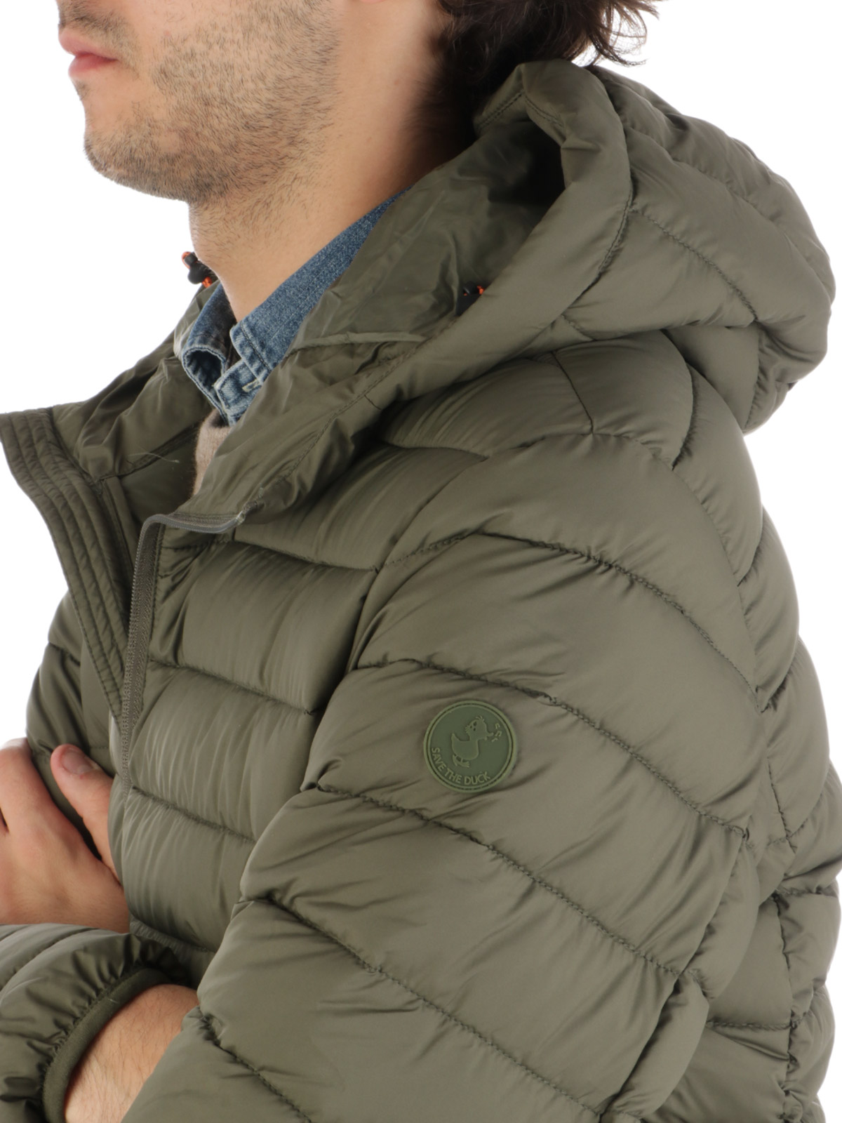 Save The Duck Lucas SAVE THE DUCK Men's Lucas Padded Jacket Military Green | D39710MMITO15 | Botta & B Online Store
