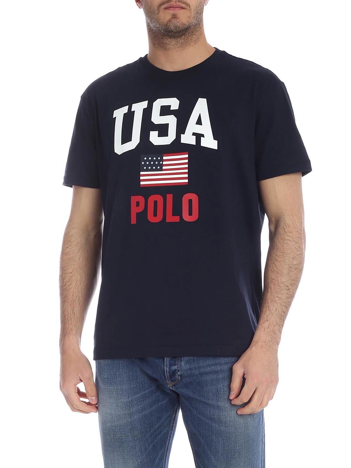 ralph lauren american flag t shirt