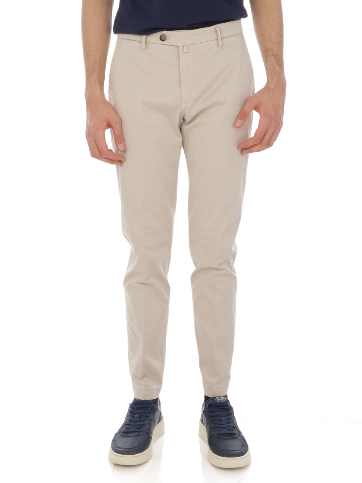 BRIGLIA 1949 Pantalone Uomo in Raso di Cotone Beige | BG04.321009 | Botta \u0026  B Abbigliamento