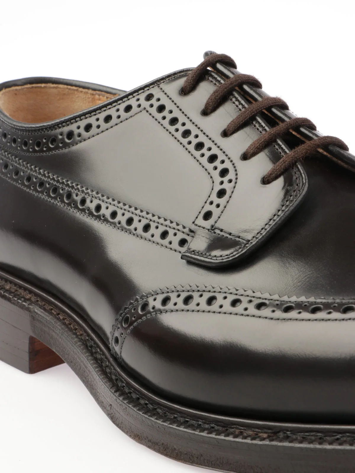 CHURCH'S Men's Grafton Calf Derby Shoes Light Ebony