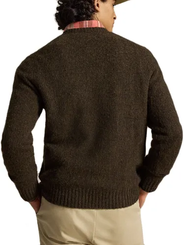 Picture of POLO RALPH LAUREN | Men's Logo Intarsia Pullover in Wool and Cashmere